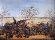 Samuel J.Reader The Battle of the Blue October 22.1864 china oil painting reproduction